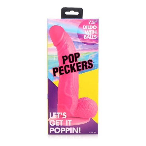 XR Brands POP model anatomiczny z przyssawką 19 cm kolor makowy XR Brands POP model anatomiczny z przyssawką 19 cm kolor makowy
