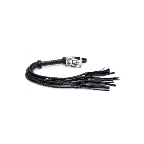 XR Brands Pleciony Chłostacz Czarny Skora PU 86 cm XR Brands Pleciony Chłostacz Czarny Skora PU 86 cm