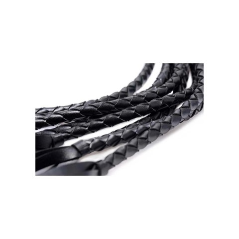 XR Brands Pleciony Chłostacz Czarny Skora PU 86 cm XR Brands Pleciony Chłostacz Czarny Skora PU 86 cm