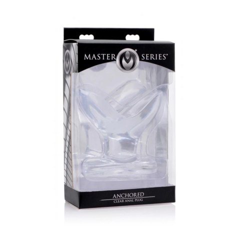 XR Brands Przezroczysty korek analny Anchor Plug elastyczny 3,95cm XR Brands Przezroczysty korek analny Anchor Plug elastyczny 3,95cm