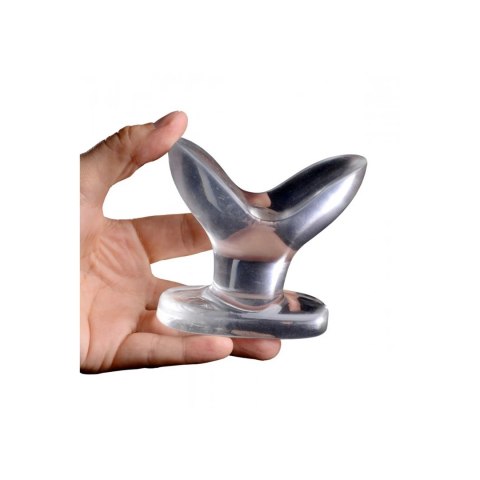 XR Brands Przezroczysty korek analny Anchor Plug elastyczny 3,95cm XR Brands Przezroczysty korek analny Anchor Plug elastyczny 3,95cm