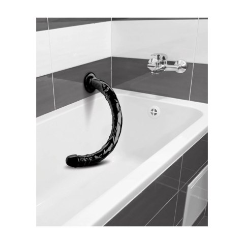 XR Brands Realistic Snake model 19 - elastyczny model 48 cm czarny XR Brands Realistic Snake model 19 - elastyczny model 48 cm czarny