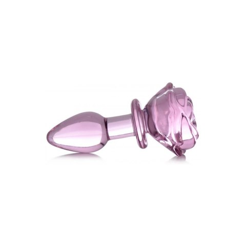 XR Brands Rose Plug szklany korek dekoracyjny borokrzemianowy mały XR Brands Rose Plug szklany korek dekoracyjny borokrzemianowy mały