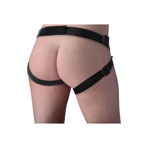 XR Brands Strap-On silikonowy zestaw z uprzężą 18 cm, podwojna gęstość XR Brands Strap-On silikonowy zestaw z uprzężą 18 cm, podwojna gęstość