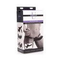XR Brands Vibrating Double System Harness silikonowy, 10 trybow, czarny