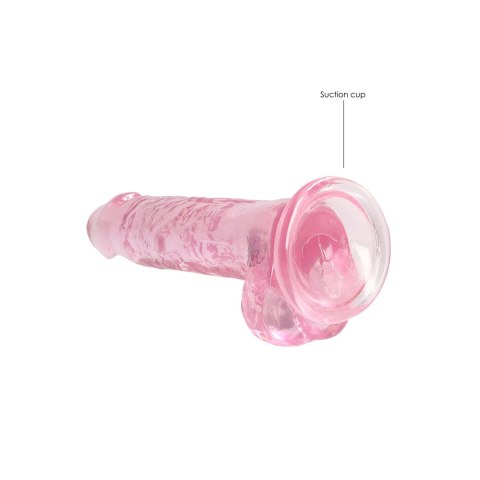 RealRock Crystal Clear 19 cm - anatomiczny model z przyssawką RealRock Crystal Clear 19 cm - anatomiczny model z przyssawką