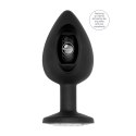 SONO No.91 Plug silikonowy z ruchomą kulką czarny 9,5 cm