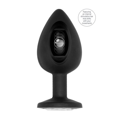 SONO No.91 Plug silikonowy z ruchomą kulką czarny 9,5 cm SONO No.91 Plug silikonowy z ruchomą kulką czarny 9,5 cm