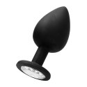 SONO No.91 Plug silikonowy z ruchomą kulką czarny 9,5 cm