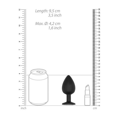 SONO No.91 Plug silikonowy z ruchomą kulką czarny 9,5 cm SONO No.91 Plug silikonowy z ruchomą kulką czarny 9,5 cm