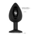 SONO No.91 Plug silikonowy z ruchomą kulką czarny 9,5 cm