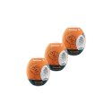 Satisfyer Eggs Crunchy zestaw 3 sztuk - silikonowa powierzchnia strukturalna