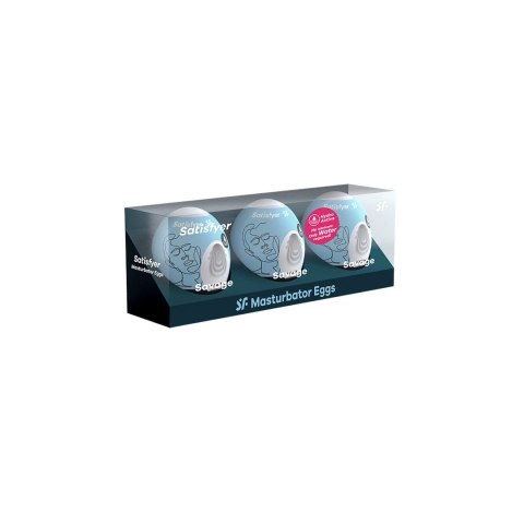 Satisfyer Eggs Savage - zestaw 3 sztuk, elastyczny system anatomiczny Satisfyer Eggs Savage - zestaw 3 sztuk, elastyczny system anatomiczny