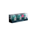 Satisfyer Eggs Zestaw 3 sztuk - silikonowa powierzchnia, rożne tekstury