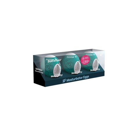 Satisfyer Eggs Zestaw 3 sztuk - silikonowa powierzchnia, rożne tekstury Satisfyer Eggs Zestaw 3 sztuk - silikonowa powierzchnia, rożne tekstury