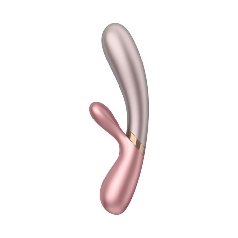 Satisfyer Hot Lover - Wibrator podwojny z funkcją podgrzewania, rożowy Satisfyer Hot Lover - Wibrator podwojny z funkcją podgrzewania, rożowy