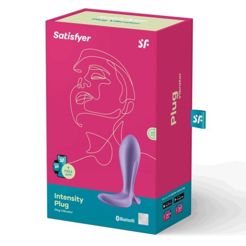 Satisfyer Intensity - korek analny silikonowy z aplikacją Bluetooth Satisfyer Intensity - korek analny silikonowy z aplikacją Bluetooth