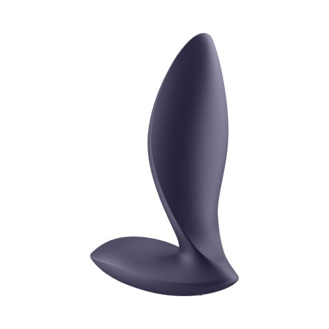 Satisfyer Plug Power - silikonowy model wibrujący z Bluetooth, czarny Satisfyer Plug Power - silikonowy model wibrujący z Bluetooth, czarny