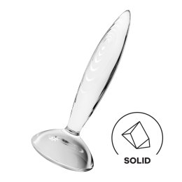 Satisfyer Sparkling - Szklany model intymny przezroczysty, 18 cm
