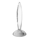 Satisfyer Sparkling - Szklany model intymny przezroczysty, 18 cm
