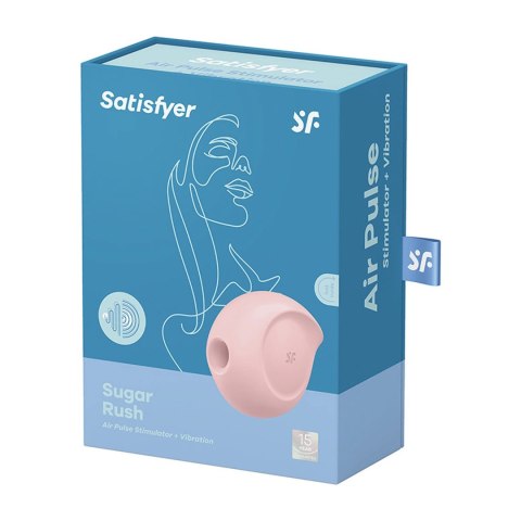 Satisfyer Sugar Rush Pulsacyjny model Air Pulse silikonowy IPX7 Satisfyer Sugar Rush Pulsacyjny model Air Pulse silikonowy IPX7