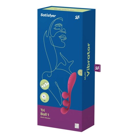 Satisfyer Tri Ball 1 - Wielofunkcyjny model z trzema silnikami, silikon, ładowalny Satisfyer Tri Ball 1 - Wielofunkcyjny model z trzema silnikami, silikon, ładowalny