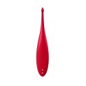 Satisfyer Twirling Fun Tip - Precyzyjny stymulator z obrotową końcowką, magenta