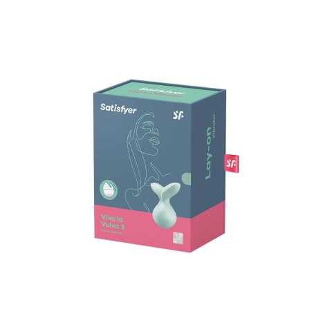 Satisfyer Viva la Vulva 3 - bezprzewodowy stymulator z 12 trybami, silikon Satisfyer Viva la Vulva 3 - bezprzewodowy stymulator z 12 trybami, silikon