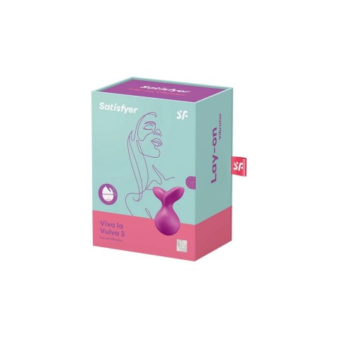 Satisfyer Viva la Vulva 3 - urządzenie wibrujące, silikon, wodoodporne Satisfyer Viva la Vulva 3 - urządzenie wibrujące, silikon, wodoodporne
