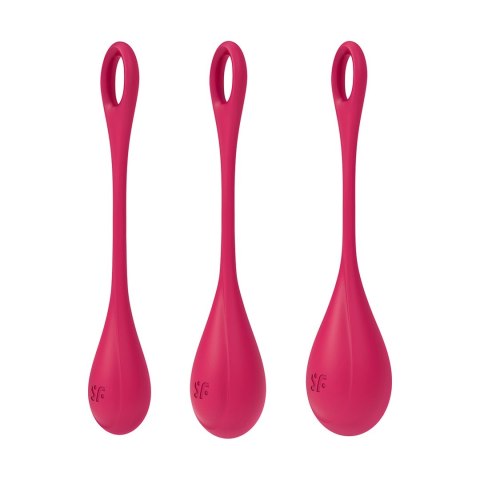 Satisfyer Yoni Power 1 - kulki do ćwiczeń mięśni dna miednicy, białe Satisfyer Yoni Power 1 - kulki do ćwiczeń mięśni dna miednicy, białe