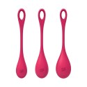 Satisfyer Yoni Power 1 - kulki do ćwiczeń mięśni dna miednicy, białe