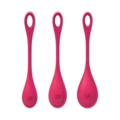 Satisfyer Yoni Power 1 - kulki do ćwiczeń mięśni dna miednicy, białe Satisfyer Yoni Power 1 - kulki do ćwiczeń mięśni dna miednicy, białe