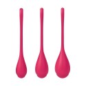 Satisfyer Yoni Power 1 - kulki do ćwiczeń mięśni dna miednicy, białe