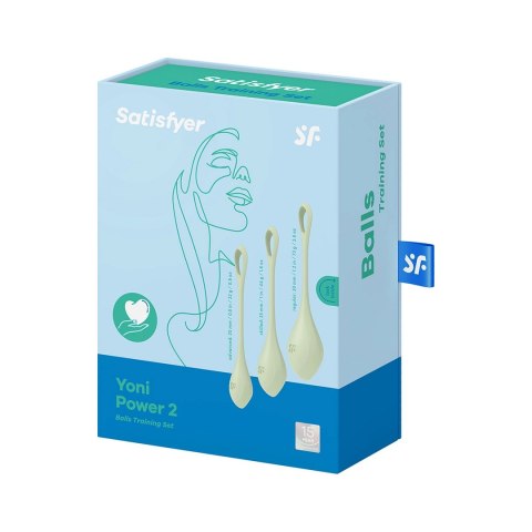 Satisfyer Yoni Power 2 - Kulki trenujące mięśnie dna miednicy, czarne Satisfyer Yoni Power 2 - Kulki trenujące mięśnie dna miednicy, czarne