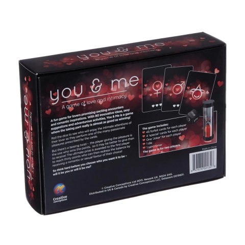 Adult Games Ty i Ja gra karciana dla par z interaktywnymi zadaniami Adult Games Ty i Ja gra karciana dla par z interaktywnymi zadaniami
