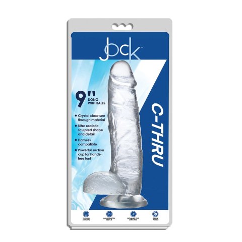 Curve Toys Crystal Clear 23 cm model z przyssawką i anatomiczną podstawą Curve Toys Crystal Clear 23 cm model z przyssawką i anatomiczną podstawą
