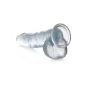 Curve Toys Crystal Clear 23 cm model z przyssawką i anatomiczną podstawą
