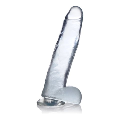Curve Toys Crystal Clear Model 28 cm z mocną przyssawką Curve Toys Crystal Clear Model 28 cm z mocną przyssawką