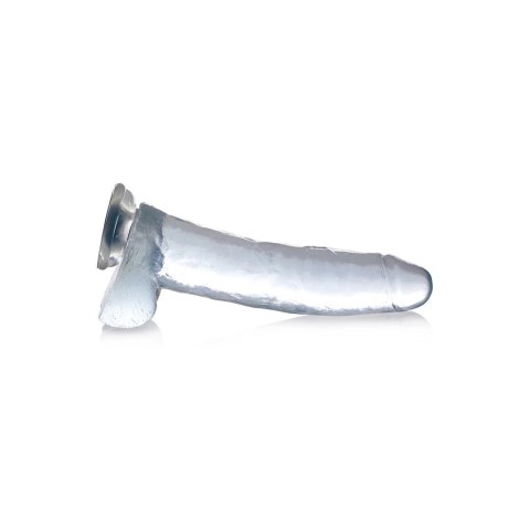 Curve Toys Crystal Clear Model 28 cm z mocną przyssawką Curve Toys Crystal Clear Model 28 cm z mocną przyssawką