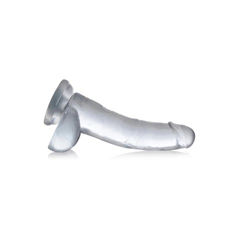 Curve Toys Crystal Clear model z przyssawką i anatomiczną podstawą 20,5 cm Curve Toys Crystal Clear model z przyssawką i anatomiczną podstawą 20,5 cm