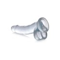 Curve Toys Crystal Clear model z przyssawką i anatomiczną podstawą 20,5 cm
