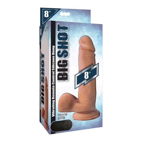 Curve Toys Wibrujący model silikonowy z pilotem, 20,5 cm, podstawa z przyssawką Curve Toys Wibrujący model silikonowy z pilotem, 20,5 cm, podstawa z przyssawką