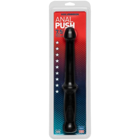 Doc Johnson Anal Probe Push - elastyczna sonda PVC, czarna Doc Johnson Anal Probe Push - elastyczna sonda PVC, czarna