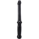 Doc Johnson Anal Probe Push - elastyczna sonda PVC, czarna