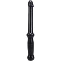 Doc Johnson Anal Probe Push - elastyczna sonda PVC, czarna