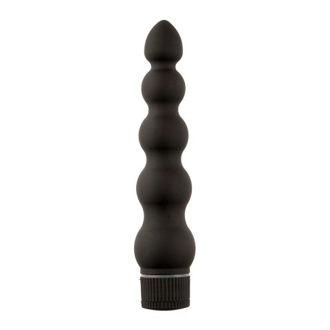Doc Johnson Black Magic Ribbed Vibe czarny 18 cm wodoodporny Doc Johnson Black Magic Ribbed Vibe czarny 18 cm wodoodporny