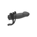 Doc Johnson Body Extensions Bold - Uprząż silikonowa z pilotem i nakładką