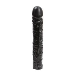 Doc Johnson Classic 25 cm - model anatomiczny o dużych rozmiarach, czarny