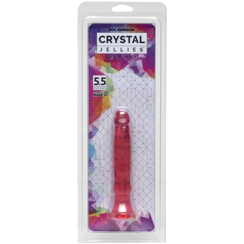 Doc Johnson Crystal Jellies 6" rożowy model anatomiczny starter Doc Johnson Crystal Jellies 6" rożowy model anatomiczny starter