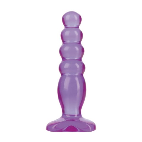 Doc Johnson Crystal Jellies Delight 12 cm - anatomiczny korek, rożowy Doc Johnson Crystal Jellies Delight 12 cm - anatomiczny korek, rożowy